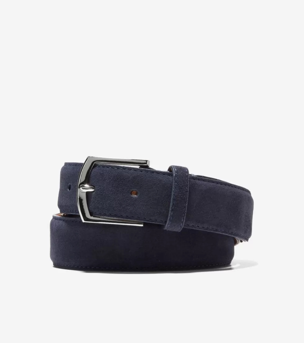 Cole Haan BELTS | BELTS^32MM Suede Belt Navy