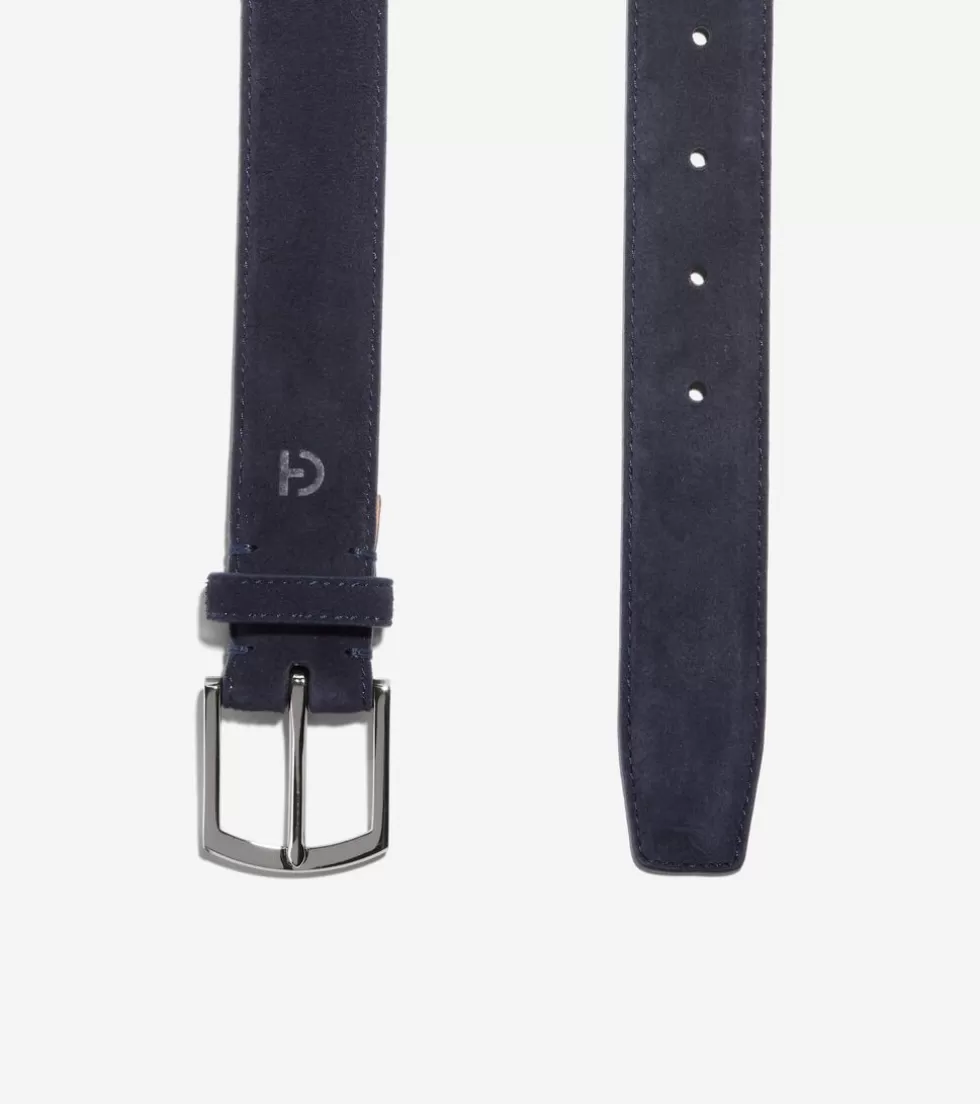 Cole Haan BELTS | BELTS^32MM Suede Belt Navy
