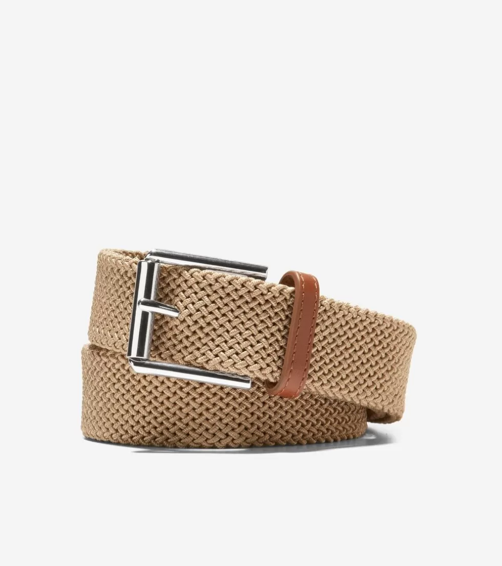 Cole Haan BELTS | BELTS^35MM Tubular Stretch Cord Belt Khaki