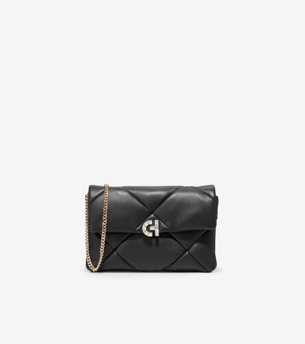 Cole Haan WALLETS & WRISTLETS | WALLETS & WRISTLETS^Crystal Quilted Clutch Black