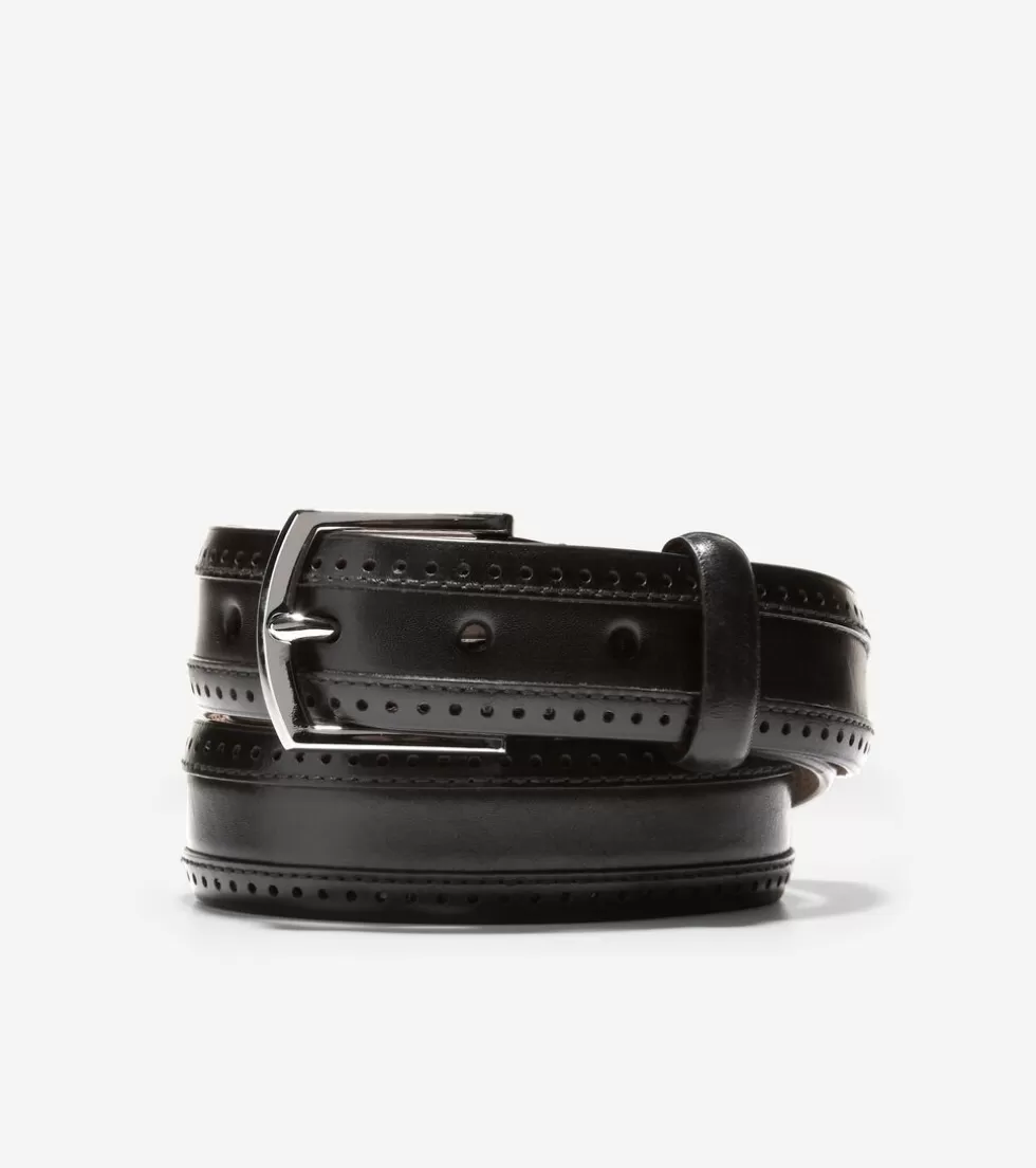 Cole Haan BELTS | BELTS^Dawson 32mm Perforated Belt Black