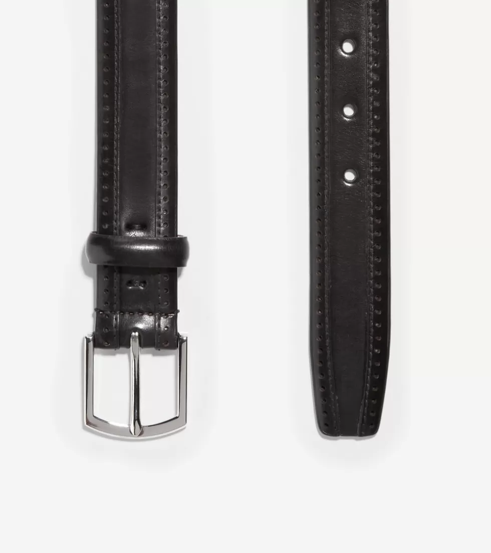 Cole Haan BELTS | BELTS^Dawson 32mm Perforated Belt Black
