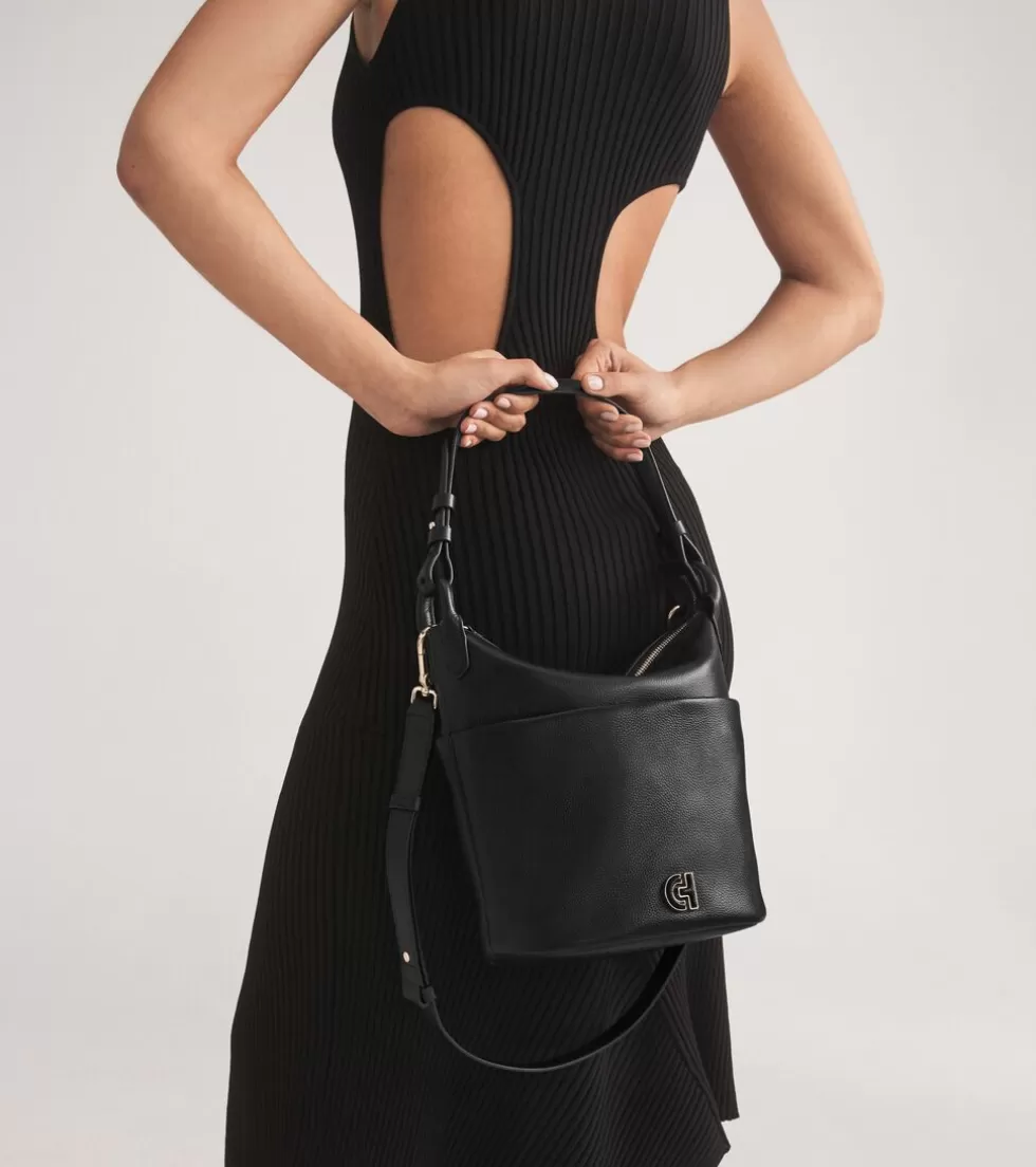 Cole Haan CROSSBODY BAGS | CROSSBODY BAGS^Essential Soft Bucket Bag Black