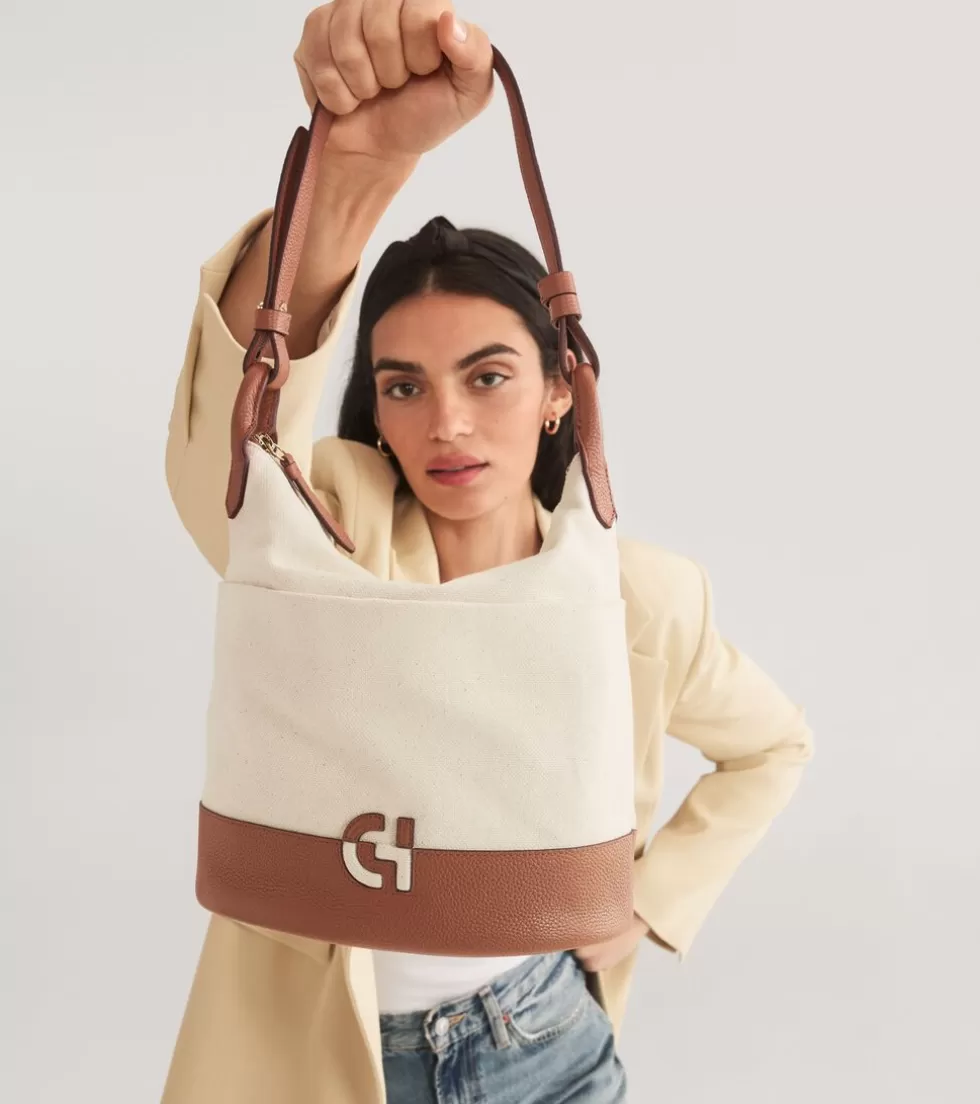 Cole Haan SHOULDER BAGS | SHOULDER BAGS^Essential Soft Bucket Bag Natural-BritishTan
