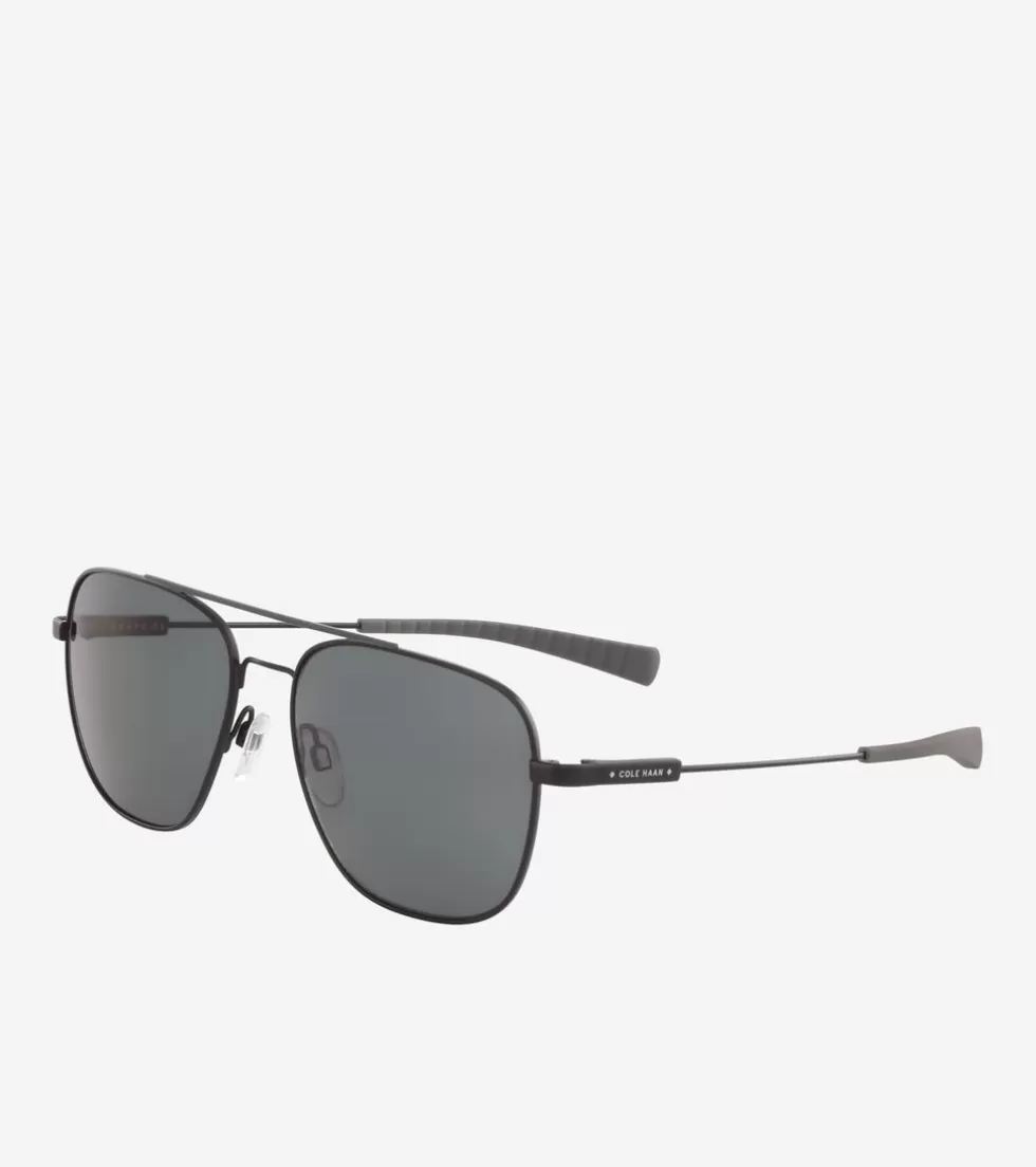 Cole Haan SUNGLASSES | SUNGLASSES^Flexible Navigator Sunglasses Black