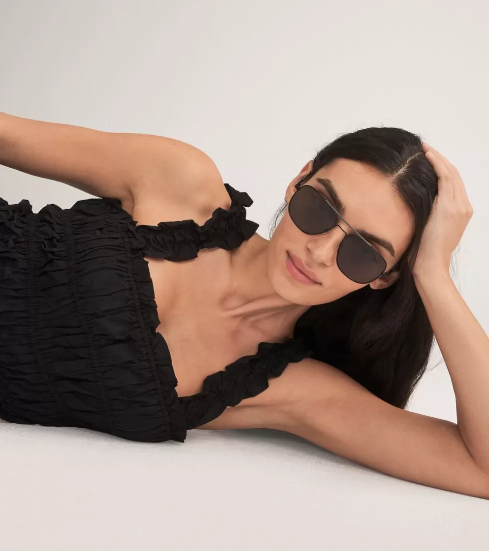 Cole Haan SUNGLASSES | SUNGLASSES^Flexible Navigator Sunglasses Black