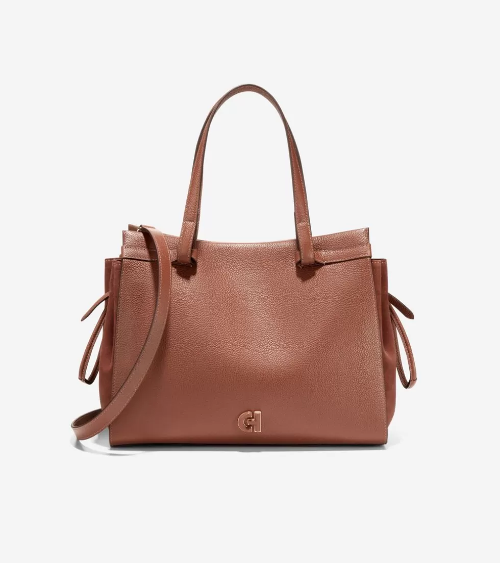 Cole Haan SHOULDER BAGS | SHOULDER BAGS^Grand Ambition Side-Cinch Satchel DarkSequoia