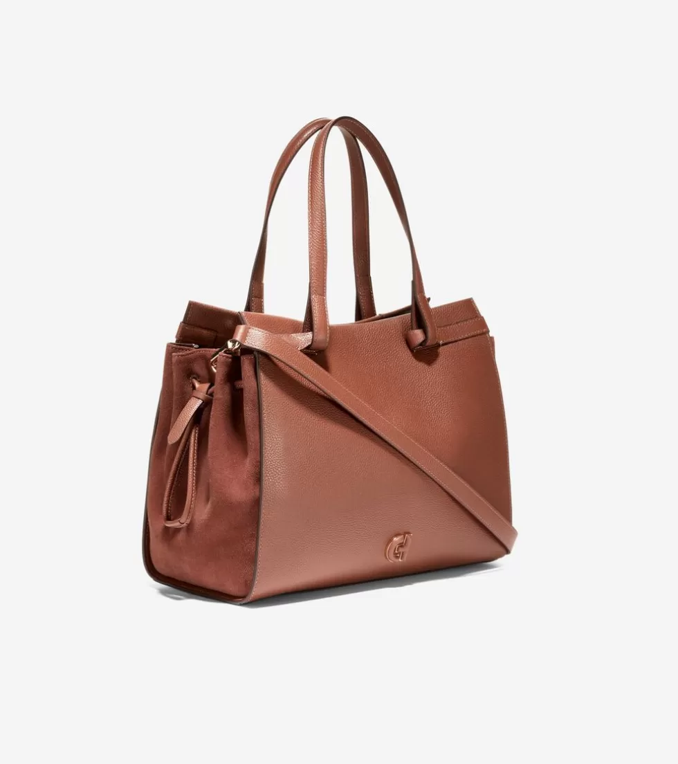 Cole Haan SHOULDER BAGS | SHOULDER BAGS^Grand Ambition Side-Cinch Satchel DarkSequoia