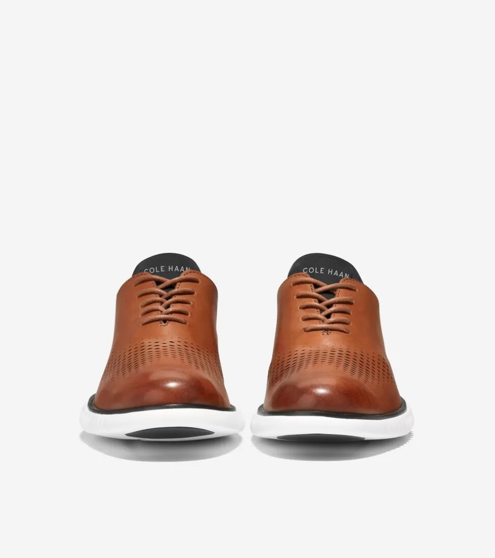 Cole Haan EXTENDED SIZES & WIDTHS | DRESS SHOES^Men's 2.ZERØGRAND Laser Wingtip Oxfords BritishTan-Ivory