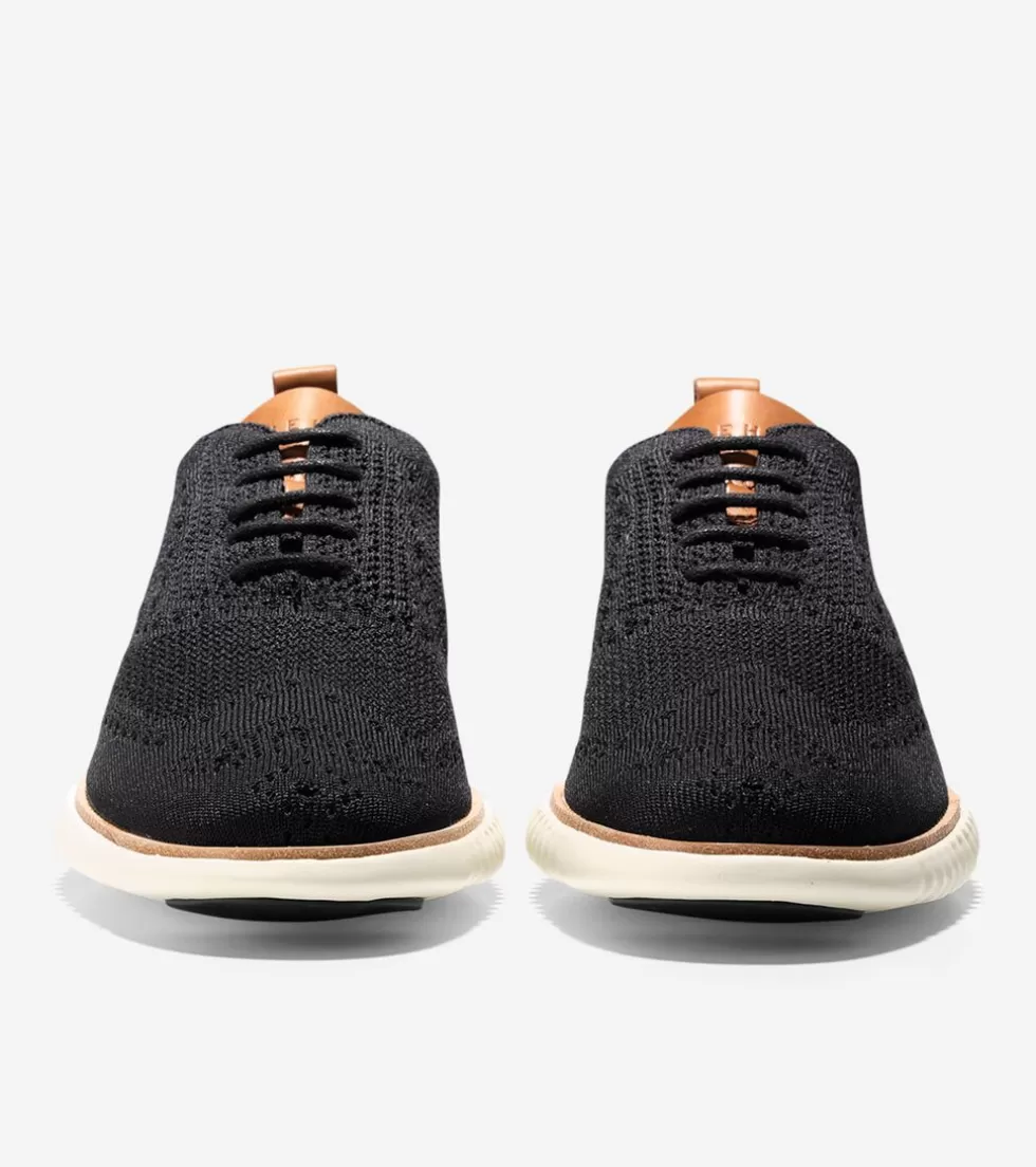 Cole Haan EXTENDED SIZES & WIDTHS | DRESS SHOES^Men's 2.ZERØGRAND Wingtip Oxfords BlackStitchlite™-Ivory