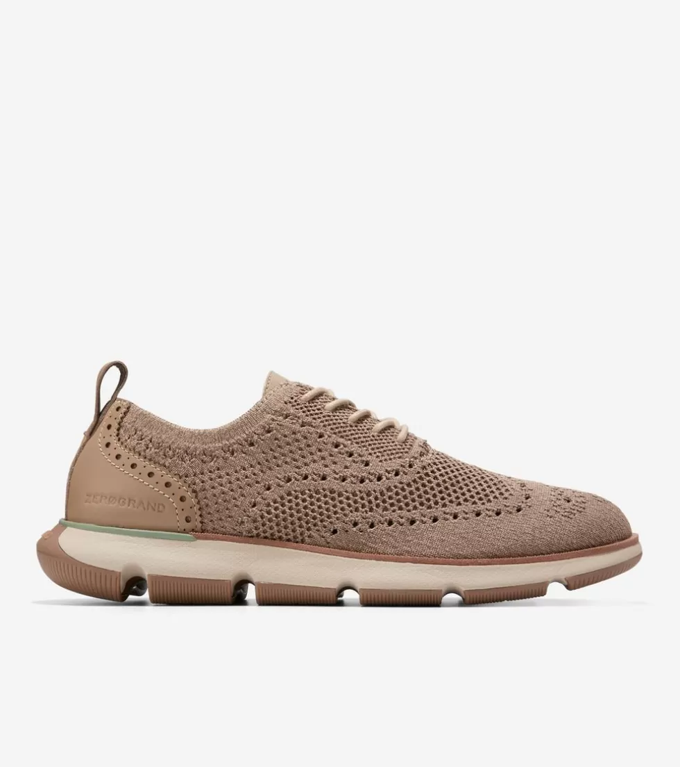 Cole Haan OXFORDS^Men's 4.ZERØGRAND Oxfords NaturalTanStitchlite™-Truffle-Oat