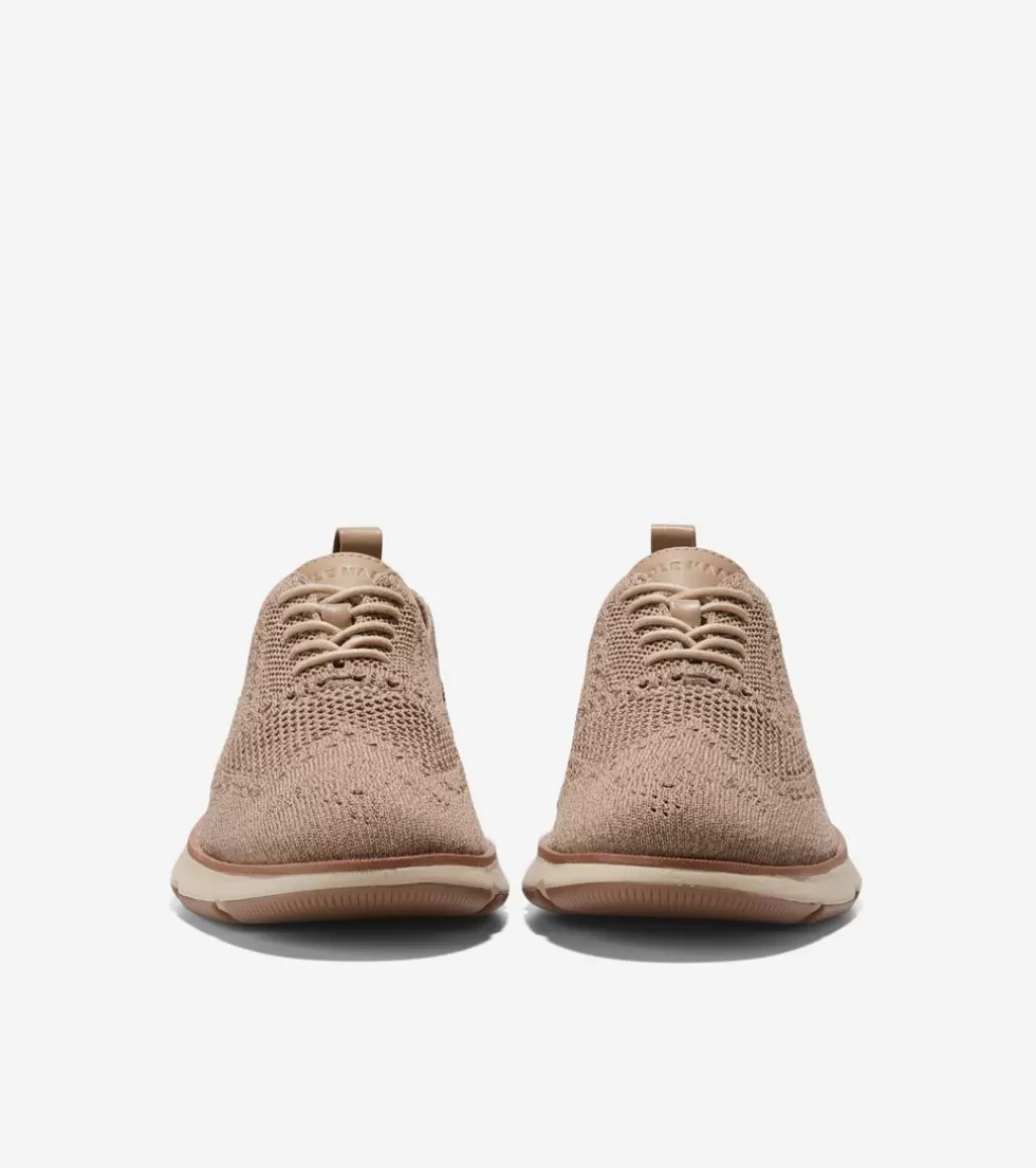Cole Haan OXFORDS^Men's 4.ZERØGRAND Oxfords NaturalTanStitchlite™-Truffle-Oat