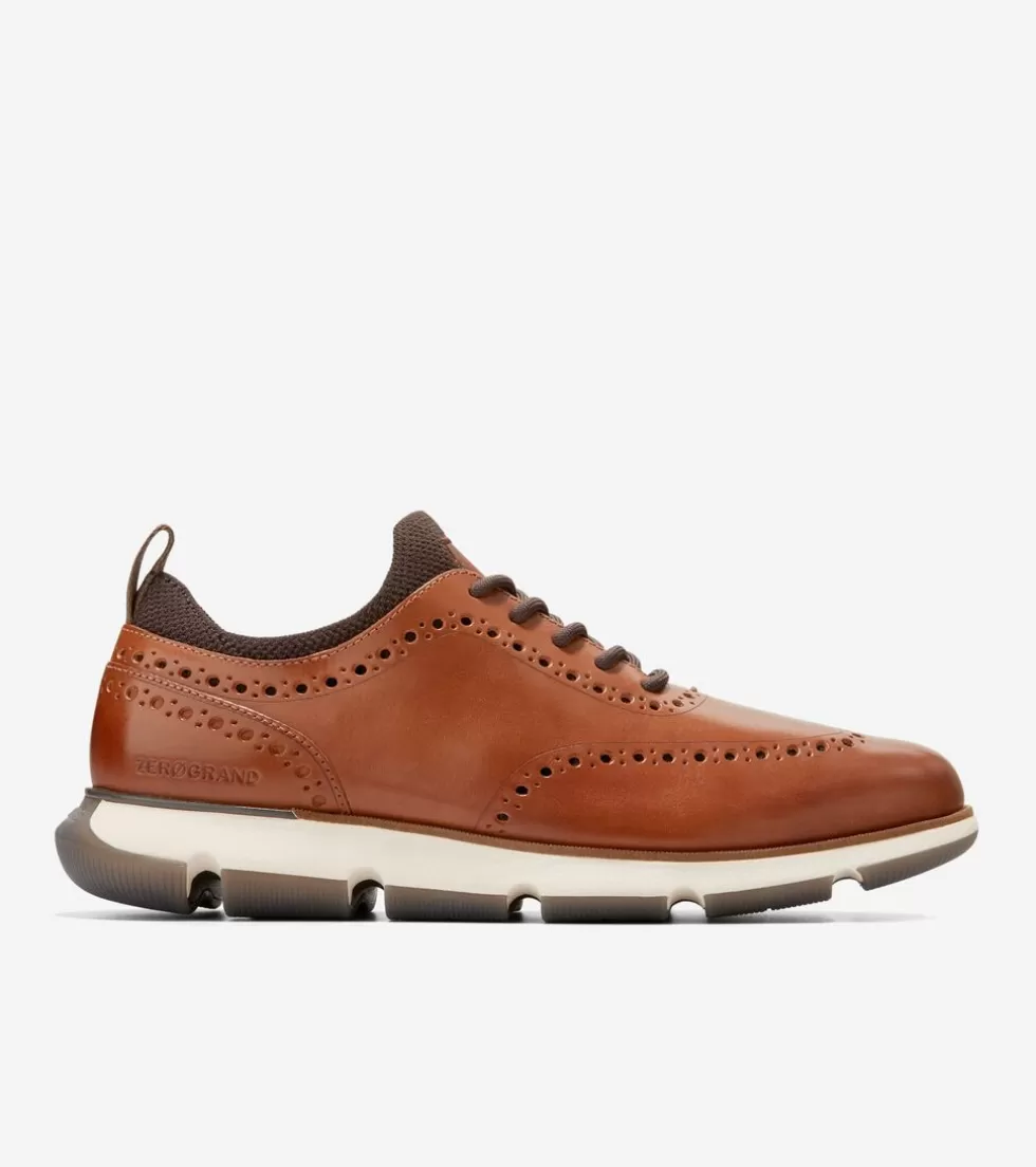 Cole Haan OXFORDS^Men's 4.ZERØGRAND Oxfords NaturalTan-Ivory-Tornado