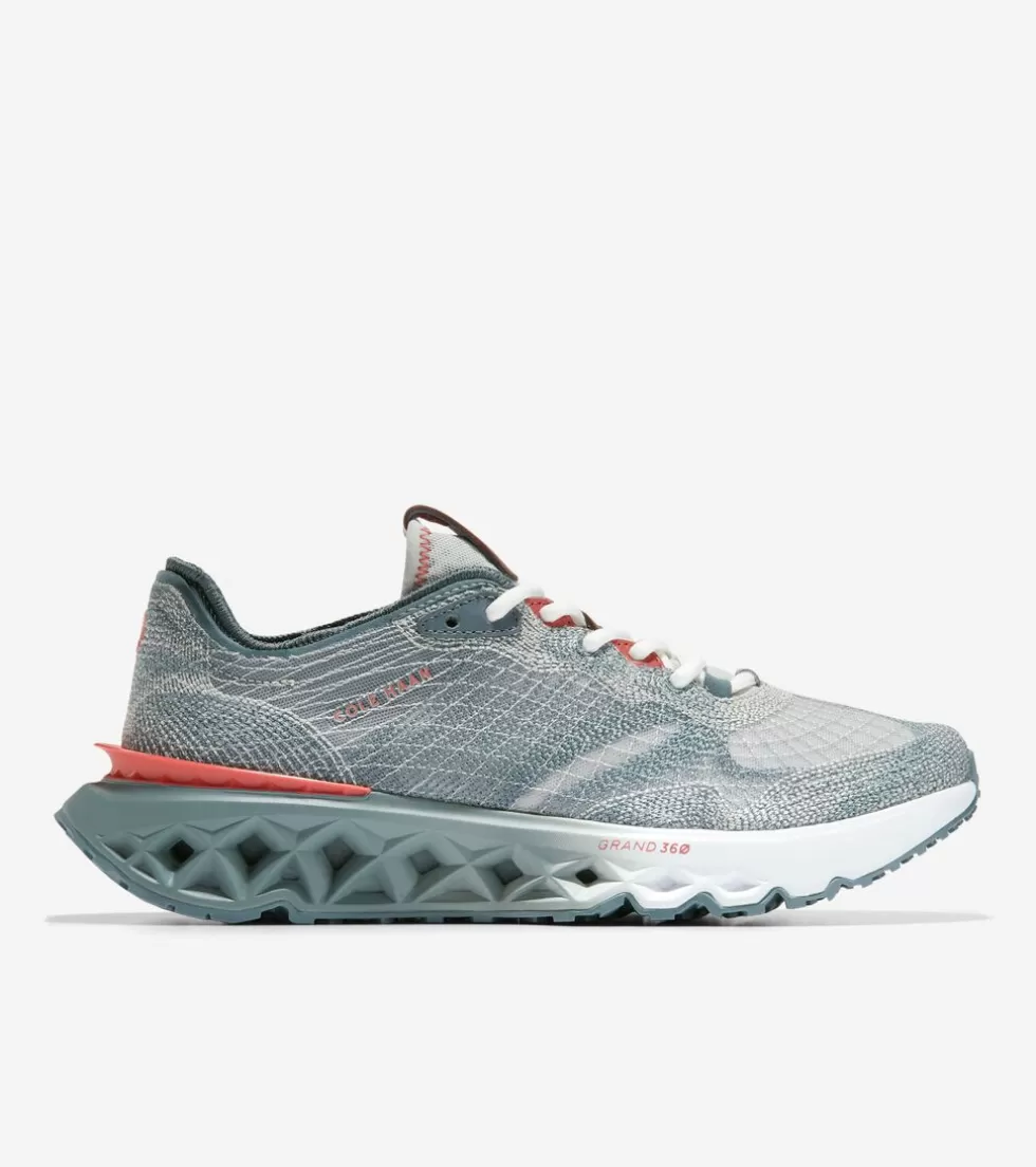 Cole Haan RUNNING SHOES | SNEAKERS^Men's 5.ZERØGRAND Embrostitch Running Shoes StormGray-MineralRed-OpticWhite