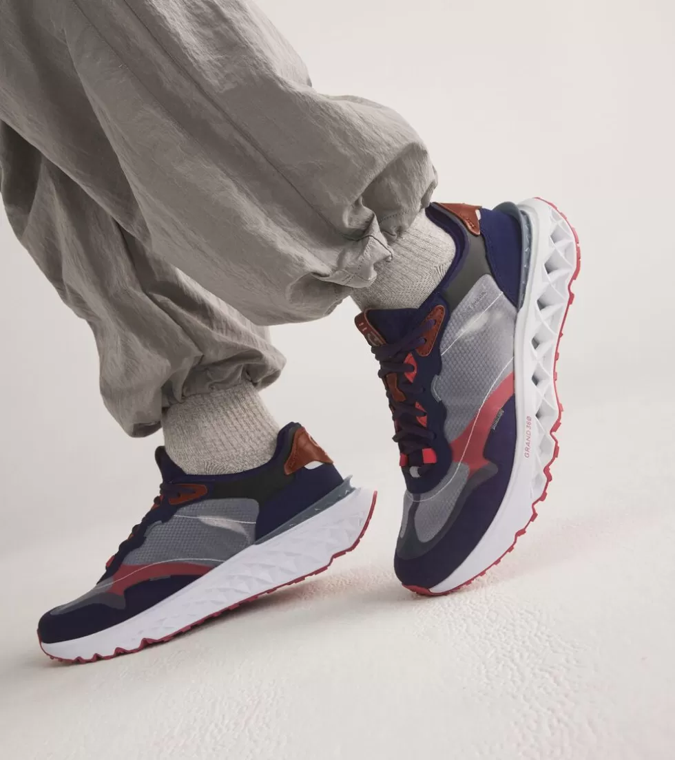 Cole Haan RUNNING SHOES | SNEAKERS^Men's 5.ZERØGRAND Running Shoes EveningBlue-StormGray-OpticWhite