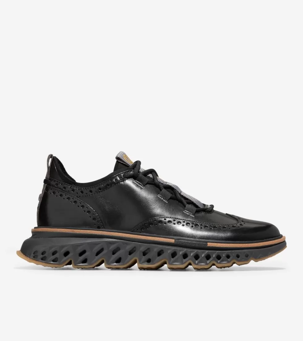 Cole Haan EXTENDED SIZES & WIDTHS | DRESS SHOES^Men's 5.ZERØGRAND Wingtip Oxfords Black-Pavement-Stormcloud