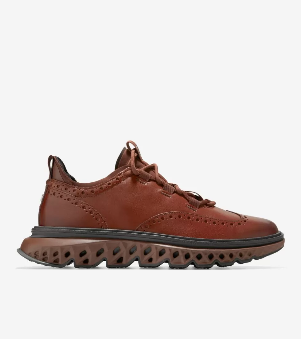 Cole Haan DRESS SHOES | OXFORDS^Men's 5.ZERØGRAND Wingtip Oxfords DarkSequoia-Java