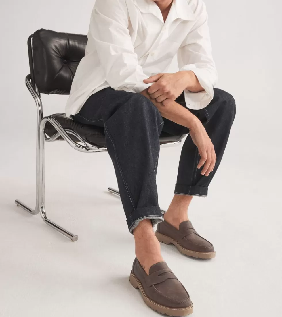 Cole Haan LOAFERS & DRIVERS^Men's American Classics Penny Loafers Truffle-IrishCoffee