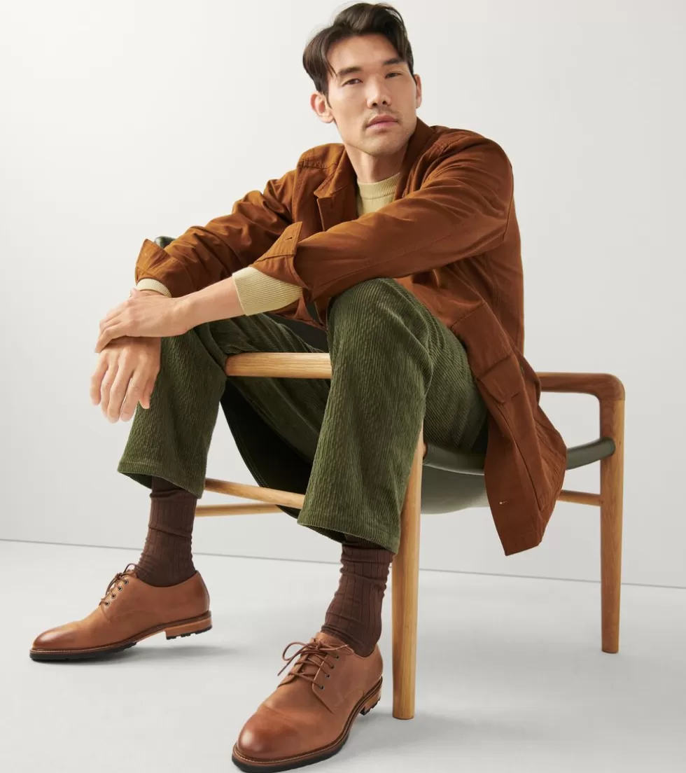 Cole Haan DRESS SHOES | OXFORDS^Men's Berkshire Lug Plain Toe Oxfords DarkSequoia-Natural