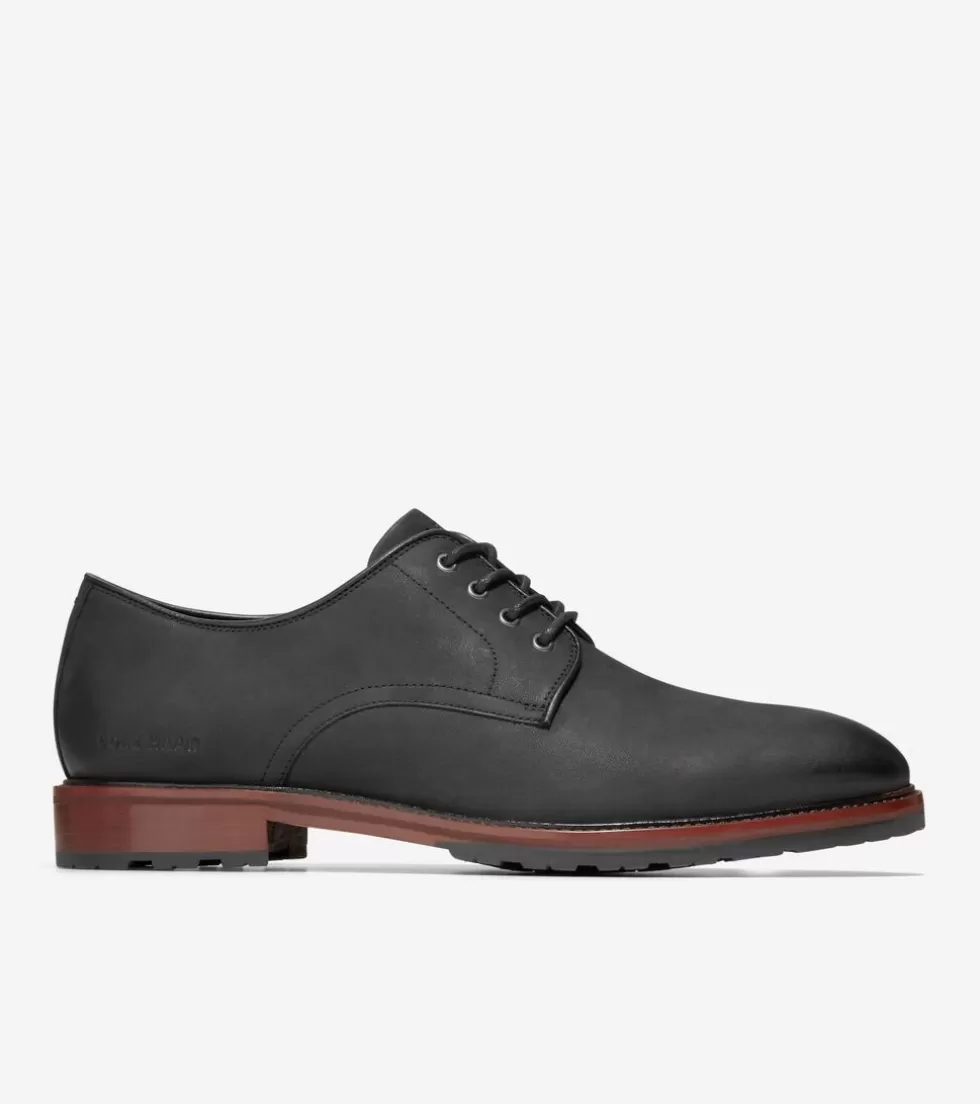 Cole Haan DRESS SHOES | OXFORDS^Men's Berkshire Lug Sole Oxfords Black-Scotch