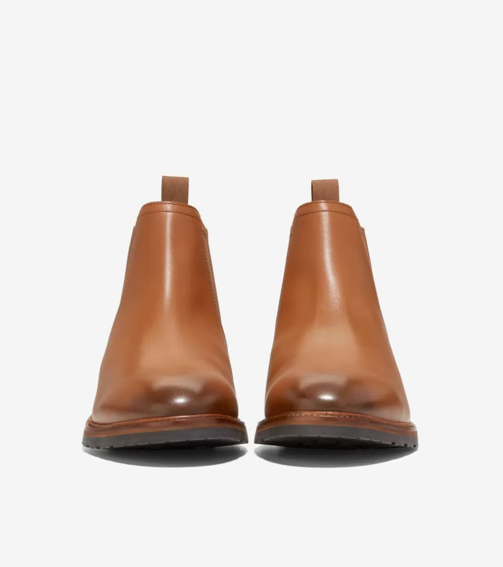 Cole Haan BOOTS^Men's Berkshire Lug Water-Resistant Chelsea Boot BritishTan