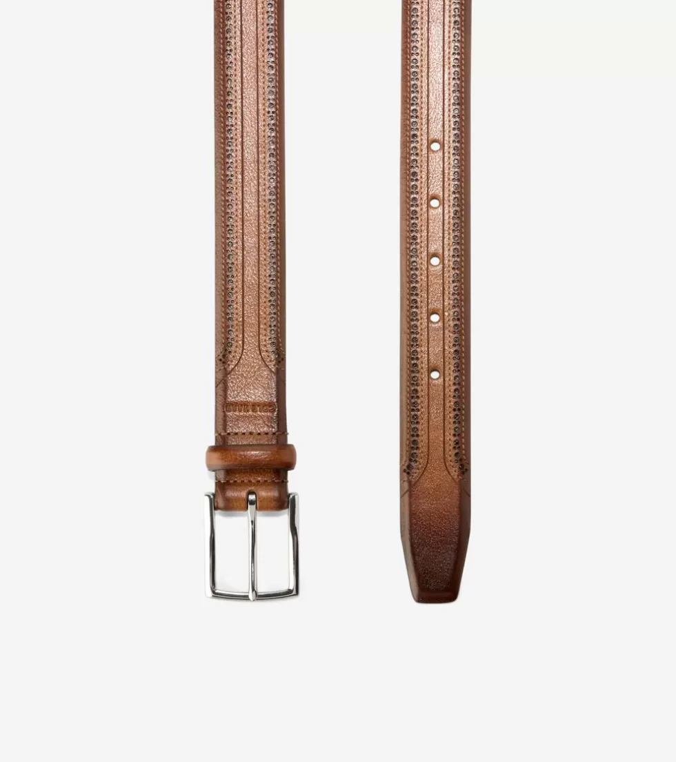 Cole Haan BELTS | BELTS^Men's Brogued Belt Tan
