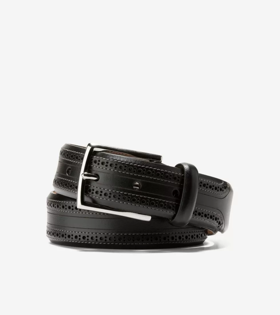 Cole Haan BELTS | BELTS^Men's Brogued Belt Black