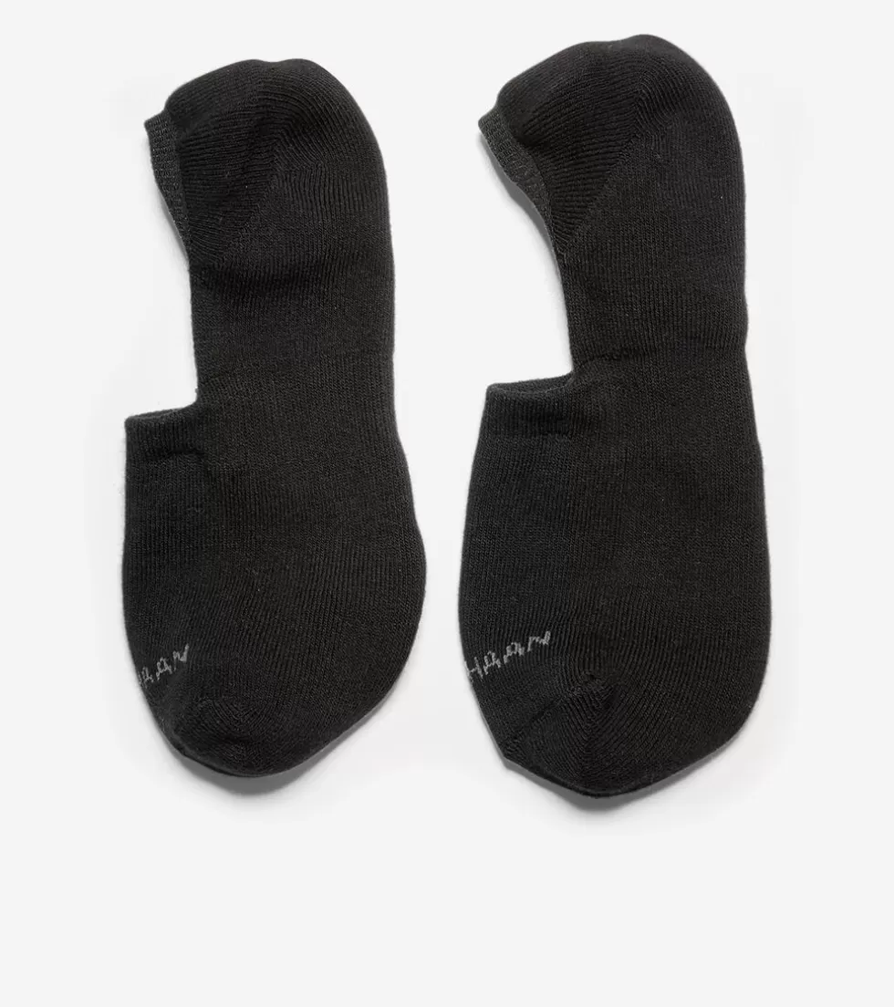 Cole Haan SOCKS | SOCKS^Men's Casual Cushion Sock Liner – 2 Pack Black