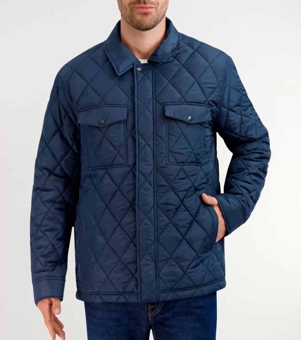 Cole Haan INSULATED JACKETS & COATS | QUILTED JACKETS^Men's Diamond Quilted Jacket Navy