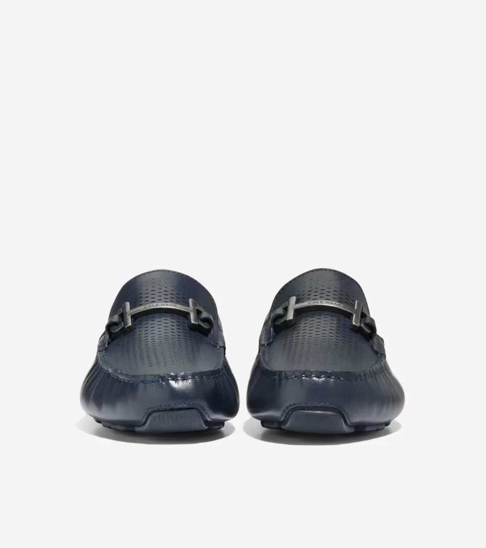 Cole Haan LOAFERS & DRIVERS^Men's Grand Laser Bit Driving Loafers NavyBlazerBlue-Black
