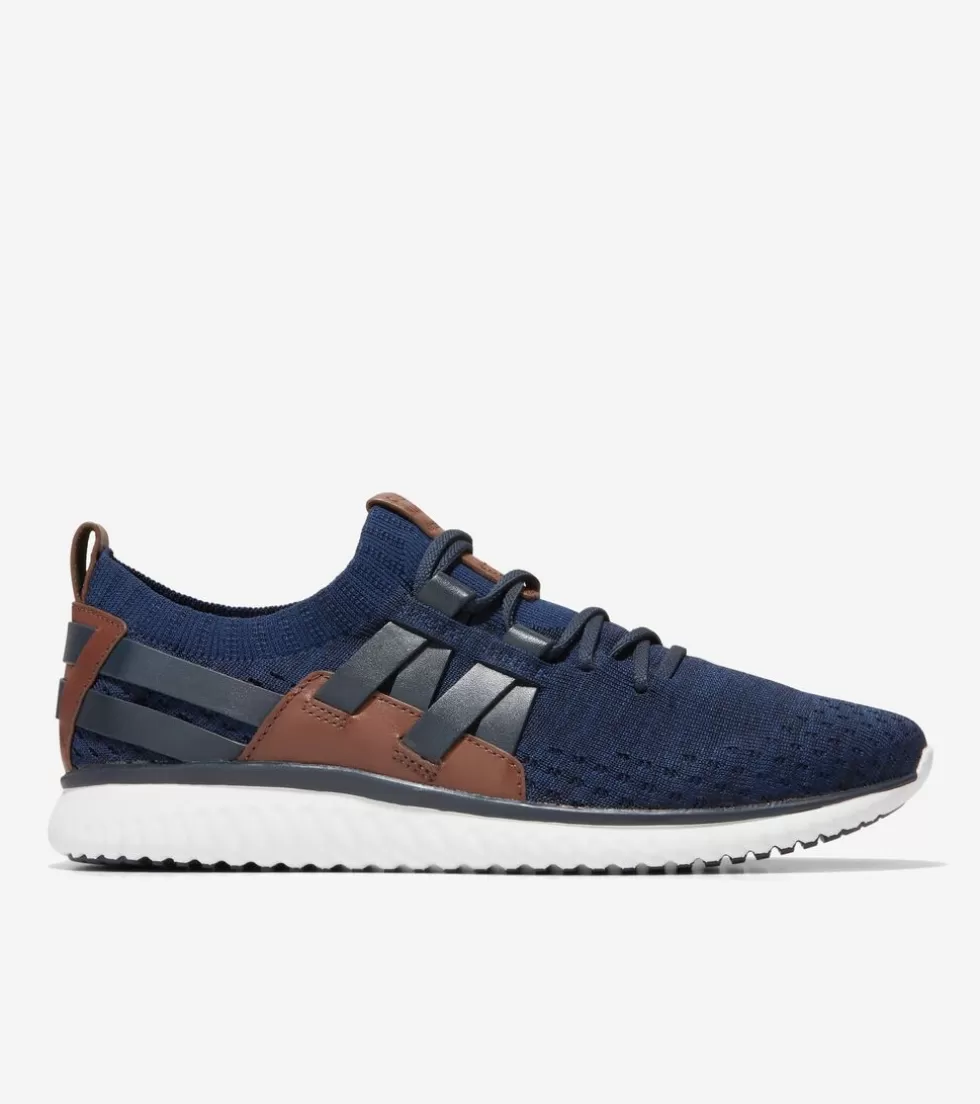 Cole Haan SNEAKERS^Men's GrandMøtion Woven Sneakers NavyInk-PeonyStitchlite™