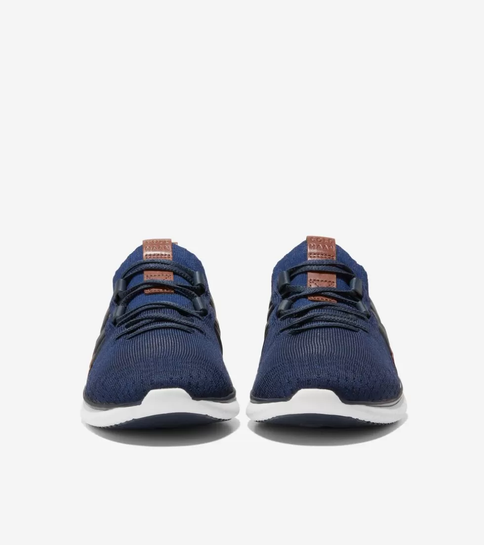 Cole Haan SNEAKERS^Men's GrandMøtion Woven Sneakers NavyInk-PeonyStitchlite™