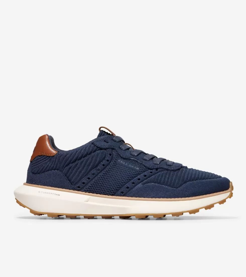 Cole Haan SNEAKERS^Men's GrandPrø Ashland Stitchlite™ Sneakers NavyBlazerBlueStitchlite™-BritishTan-Ivory