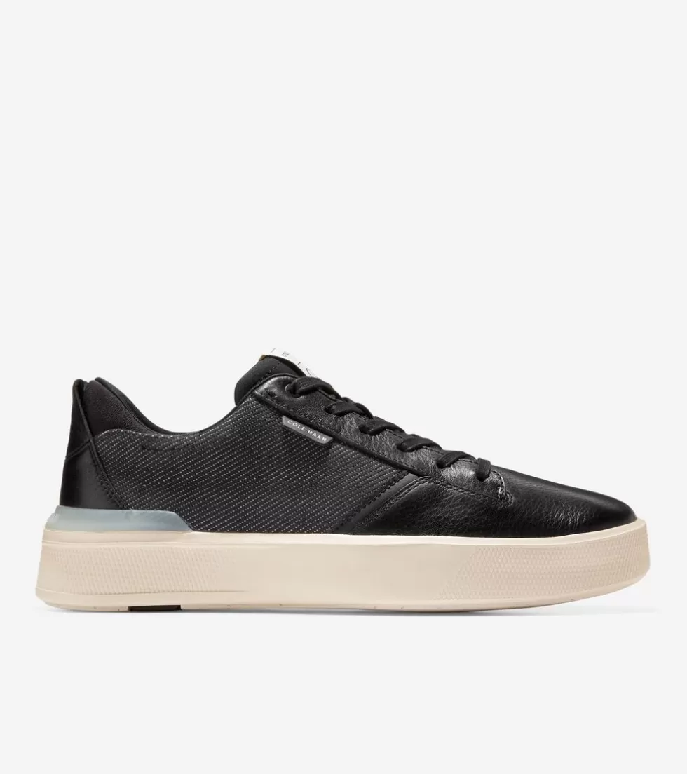 Cole Haan EXTENDED SIZES & WIDTHS | SNEAKERS^Men's GrandPrø Crew Sneakers Black-Ivory