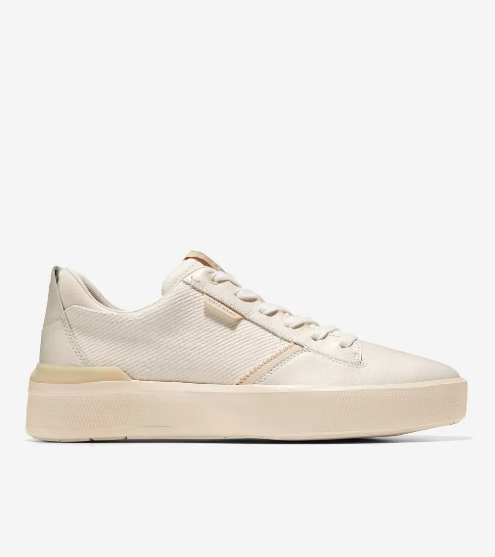 Cole Haan EXTENDED SIZES & WIDTHS | SNEAKERS^Men's GrandPrø Crew Sneakers Ivory-Angora