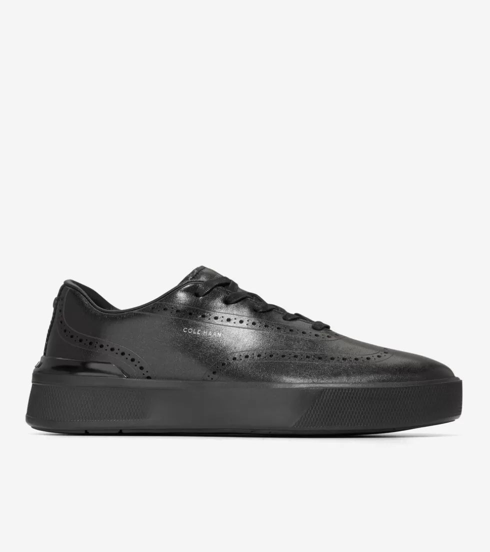 Cole Haan SNEAKERS^Men's GrandPrø Crew Wingtip Sneakers Black