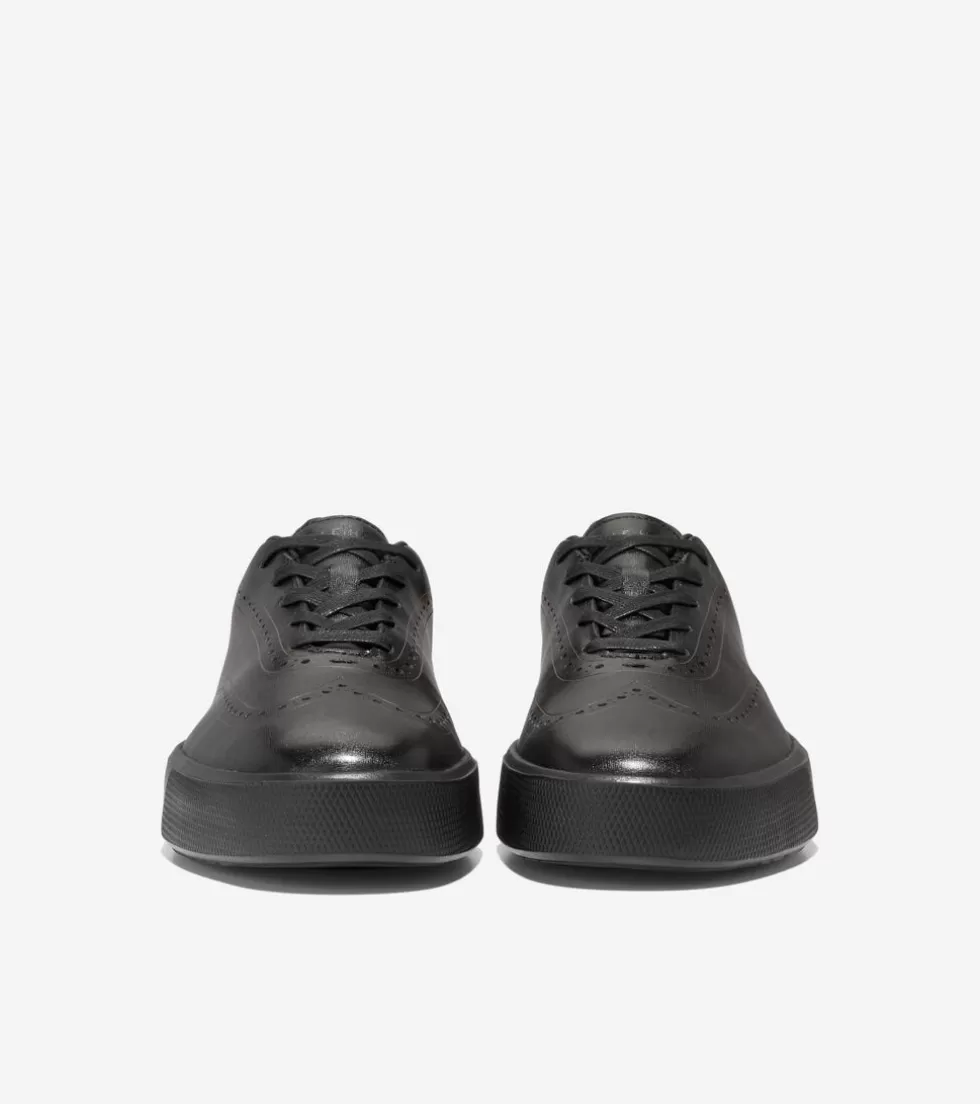 Cole Haan SNEAKERS^Men's GrandPrø Crew Wingtip Sneakers Black
