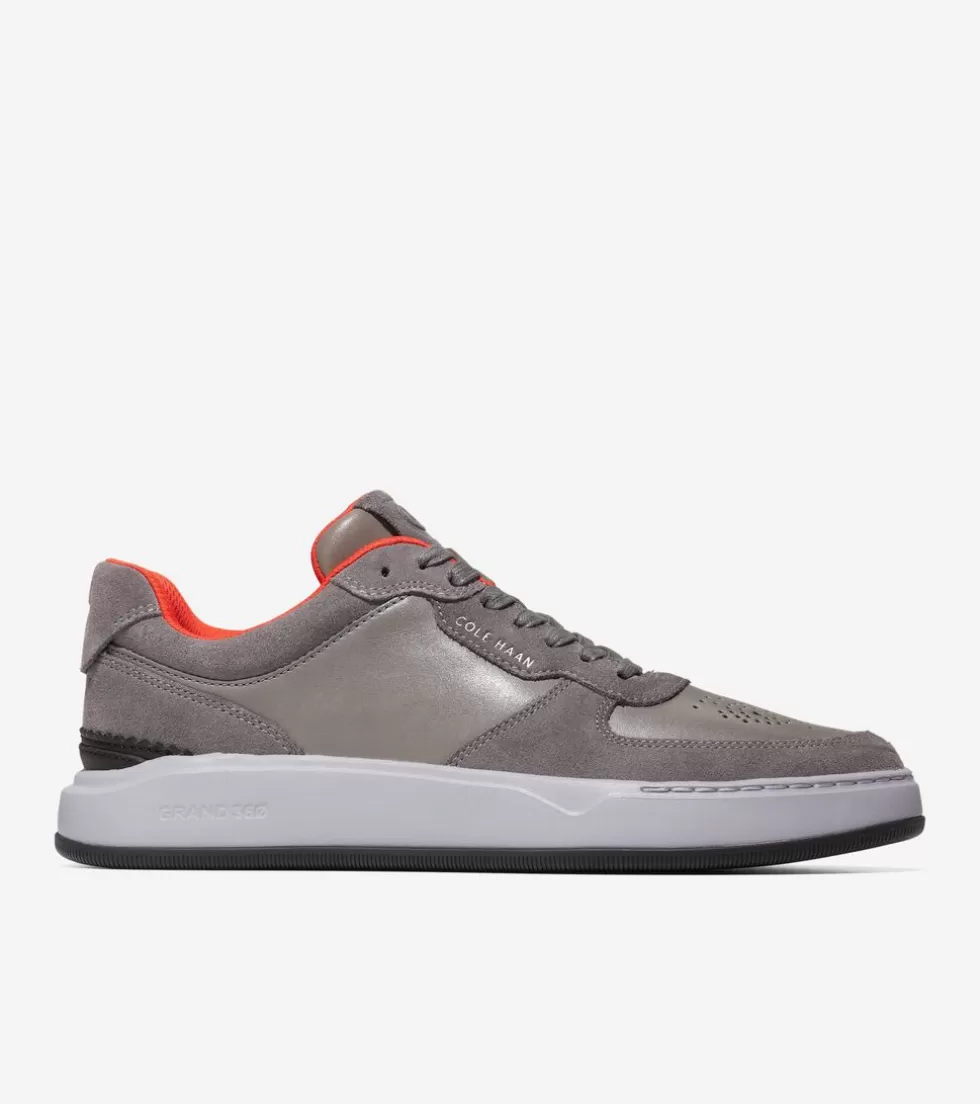 Cole Haan SNEAKERS^Men's GrandPrø Crossover Sneakers Pavement-CitrusRed-DappleGray
