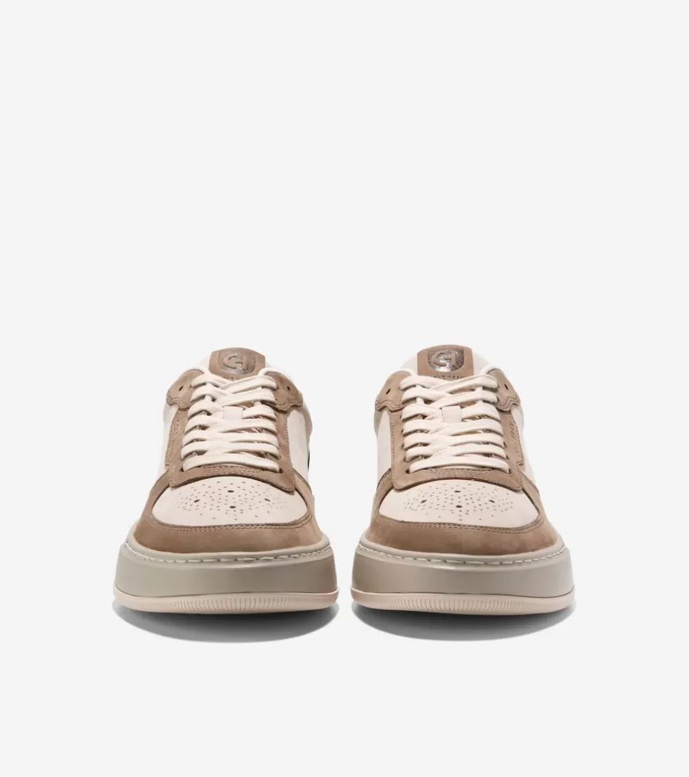 Cole Haan SNEAKERS^Men's GrandPrø Crossover Sneakers Sand-SilverLining-IrishCoffee