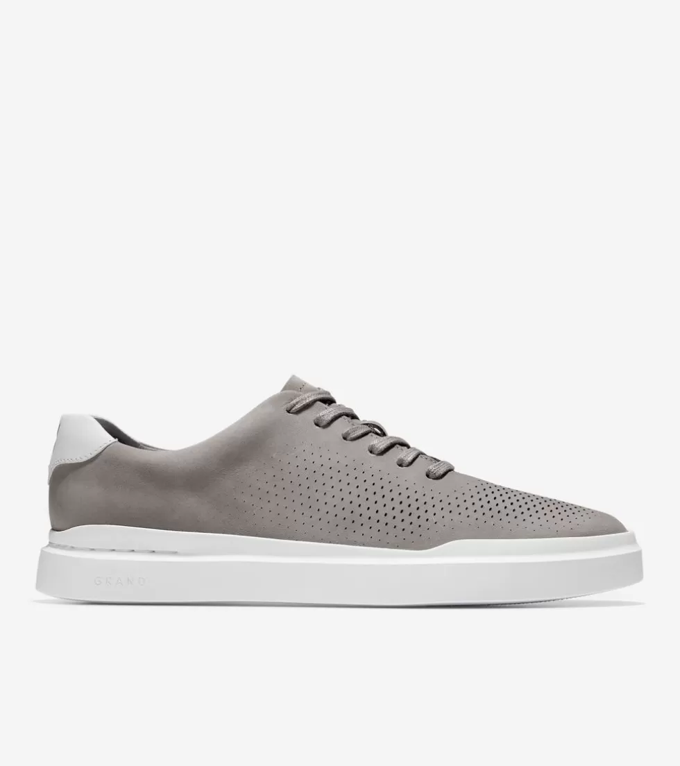 Cole Haan EXTENDED SIZES & WIDTHS | SNEAKERS^Men's GrandPrø Rally Laser Cut Sneakers Ironstone-OpticWhite