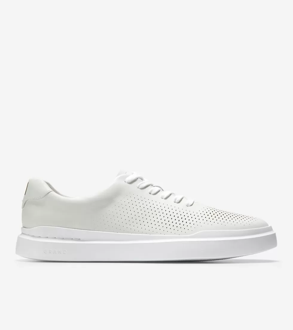 Cole Haan EXTENDED SIZES & WIDTHS | SNEAKERS^Men's GrandPrø Rally Laser Cut Sneakers White