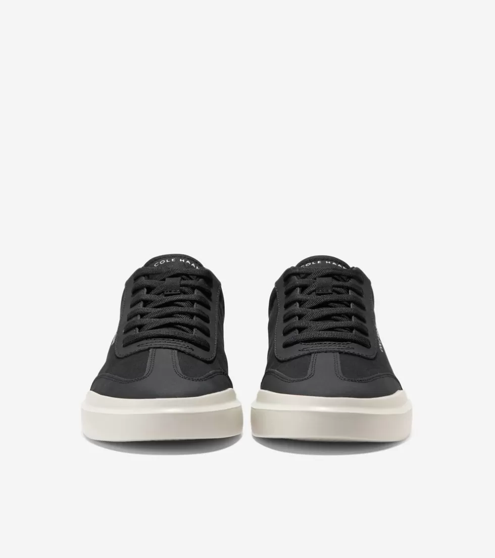 Cole Haan SNEAKERS^Men's GrandPrø Rally T-toe Sneakers Black-SilverBirch