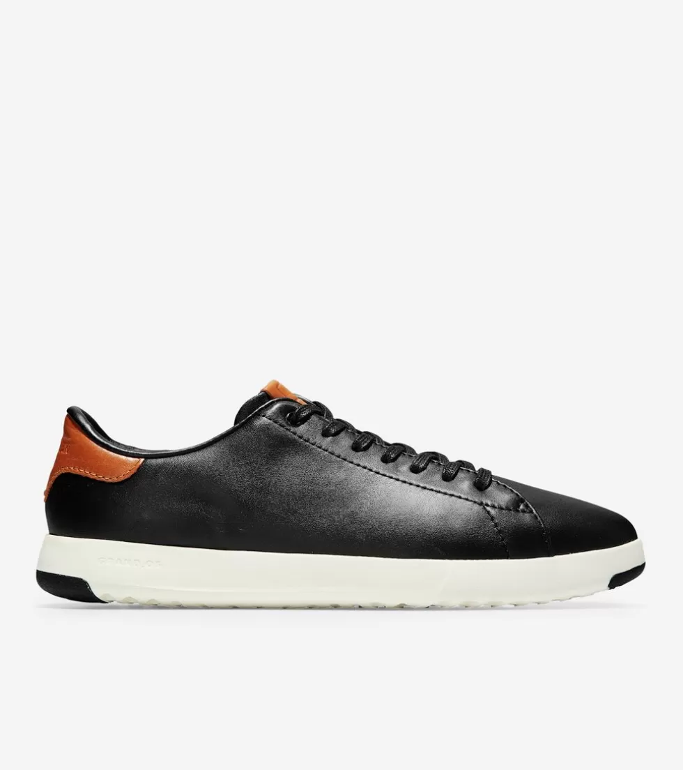 Cole Haan EXTENDED SIZES & WIDTHS | SNEAKERS^Men's GrandPrø Tennis Sneakers Black-BritishTan