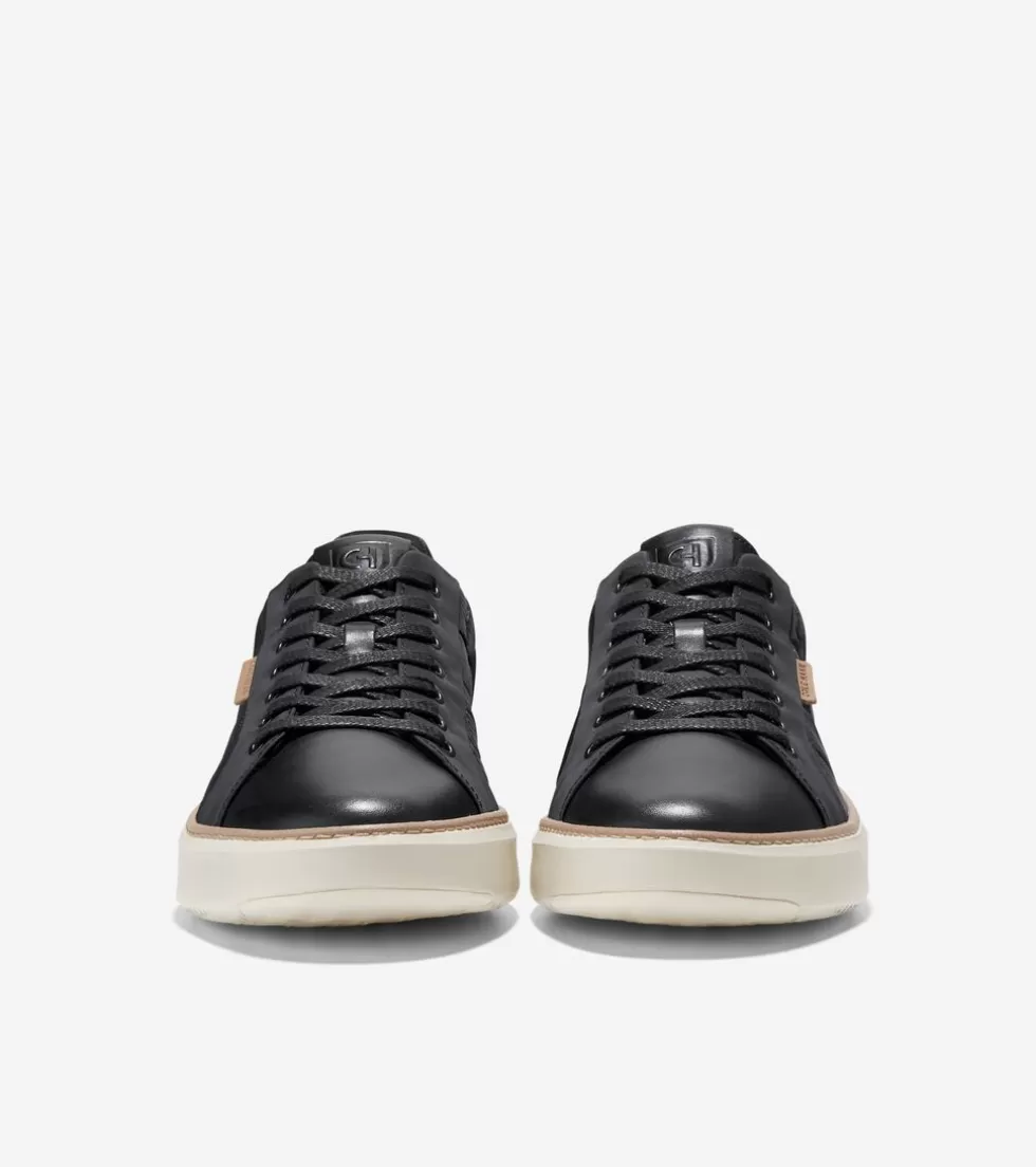 Cole Haan SNEAKERS^Men's GrandPrø Topspin Sneakers Black-DarkLatte-Ivory