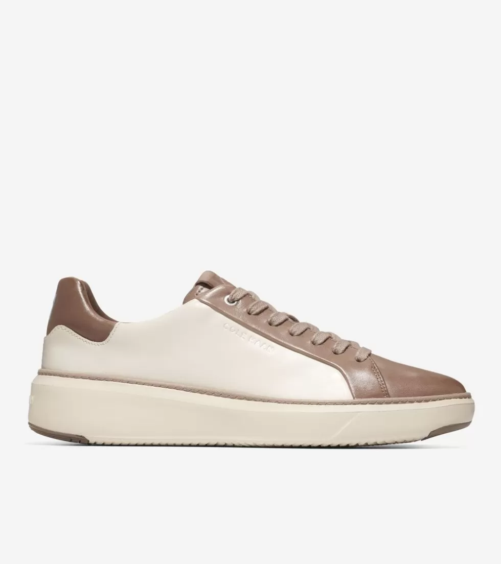 Cole Haan SNEAKERS^Men's GrandPrø Topspin Sneakers Ivory-IrishCoffee-Birch