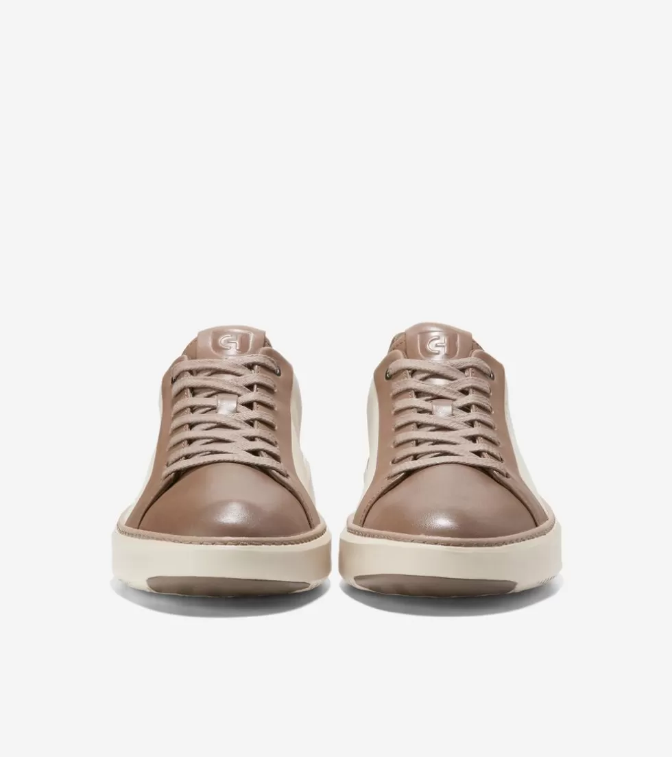 Cole Haan SNEAKERS^Men's GrandPrø Topspin Sneakers Ivory-IrishCoffee-Birch