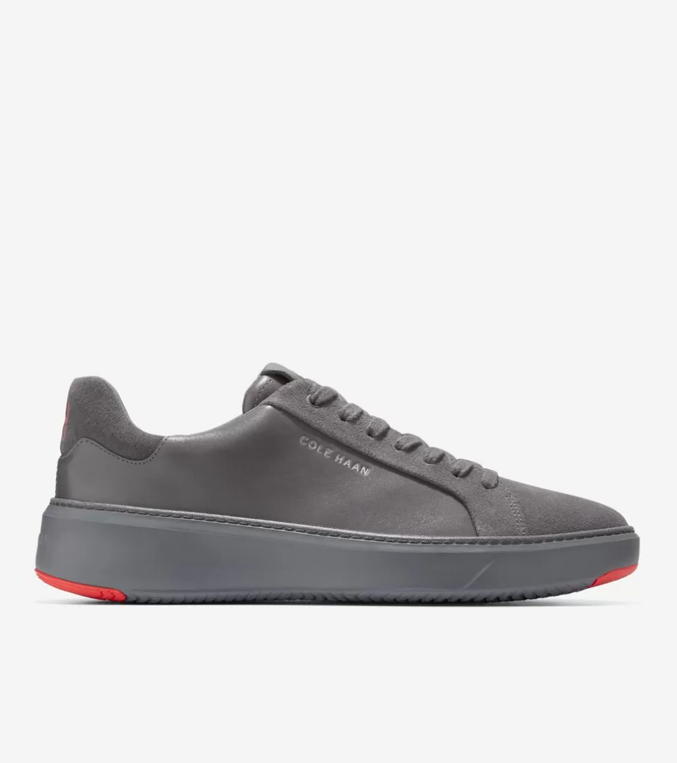Cole Haan SNEAKERS^Men's GrandPrø Topspin Sneakers Tornado-CitrusRed-Pavement
