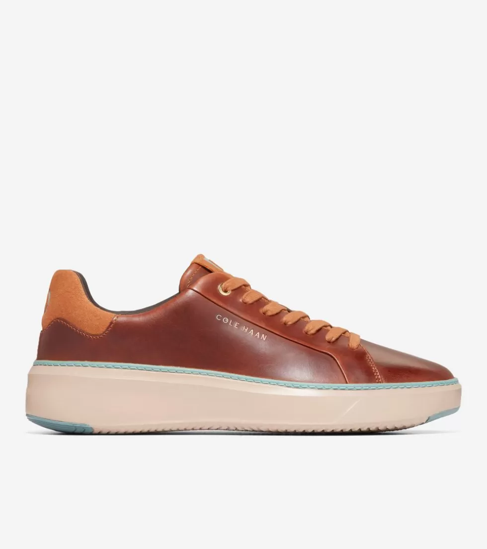 Cole Haan SNEAKERS^Men's GrandPrø Topspin Sneakers Acorn-Trellis-Sesame