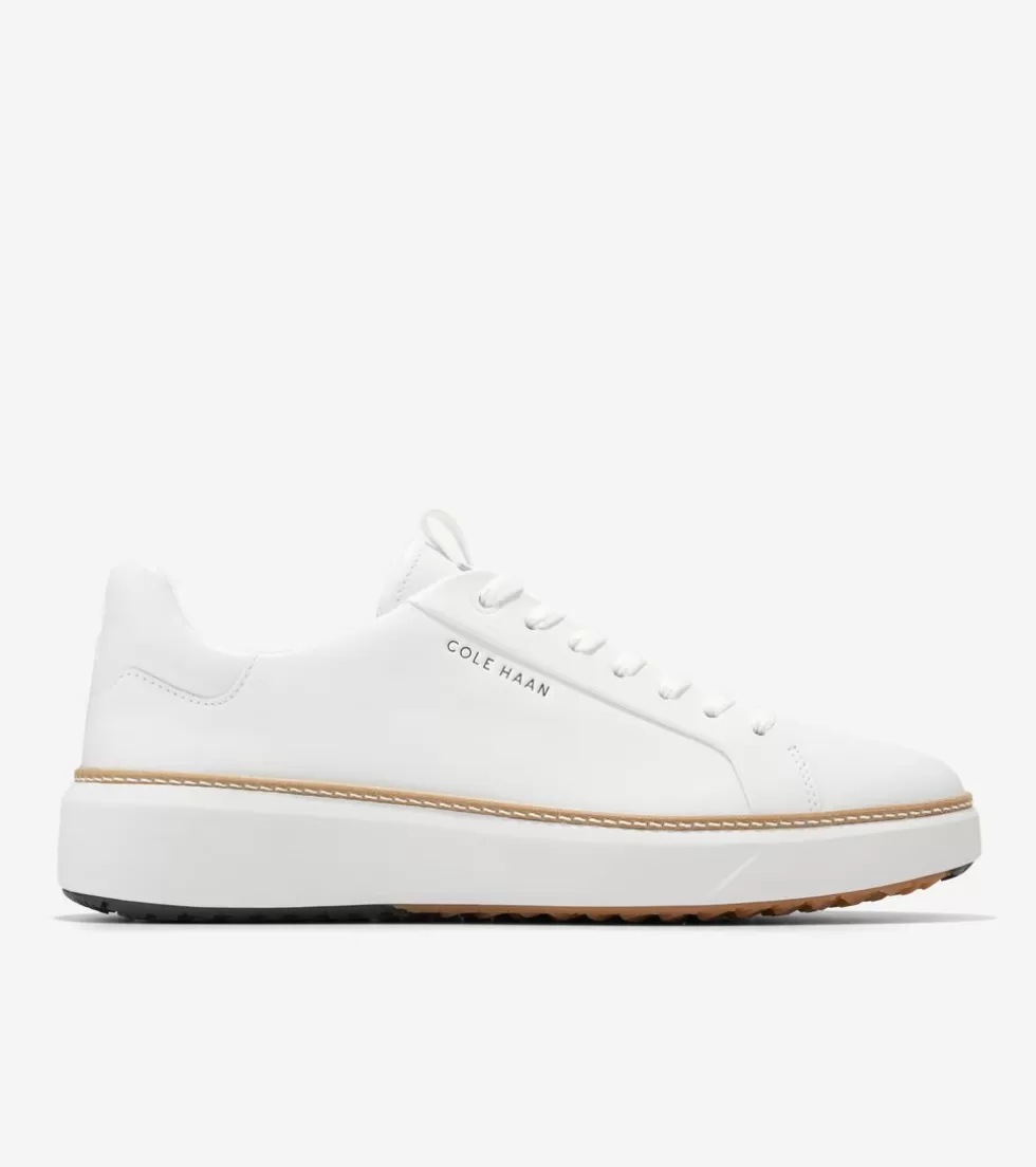 Cole Haan EXTENDED SIZES & WIDTHS | GOLF SHOES^Men's GrandPrø Waterproof Topspin Golf Shoes OpticWhite-Natural