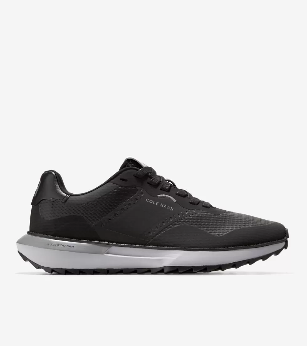 Cole Haan GOLF SHOES | SNEAKERS^Men's GrandPrø Water-Resistant Ashland Golf Sneakers Black-QuietShade-Gray